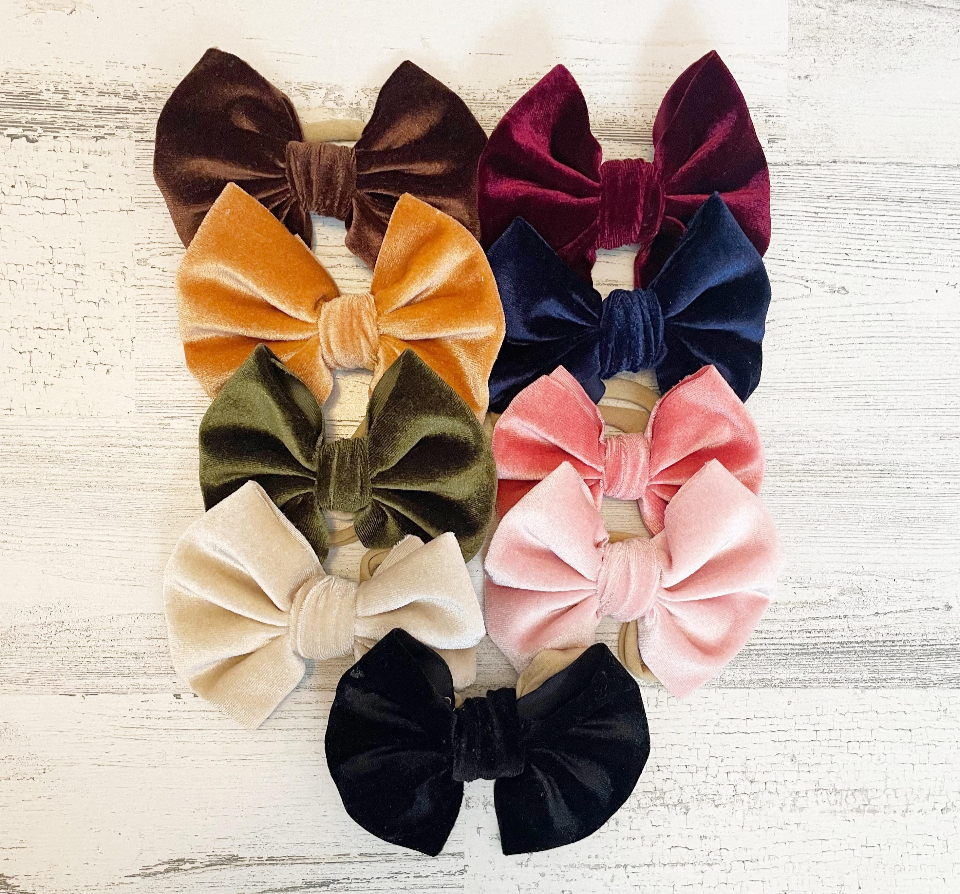 Nylon baby bow