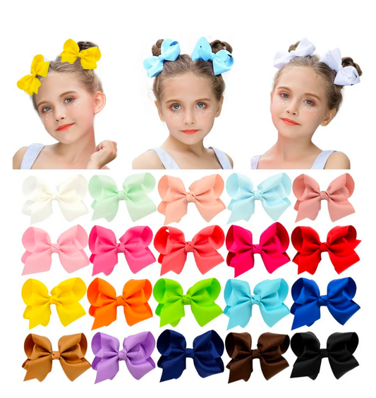 Hair clip bows