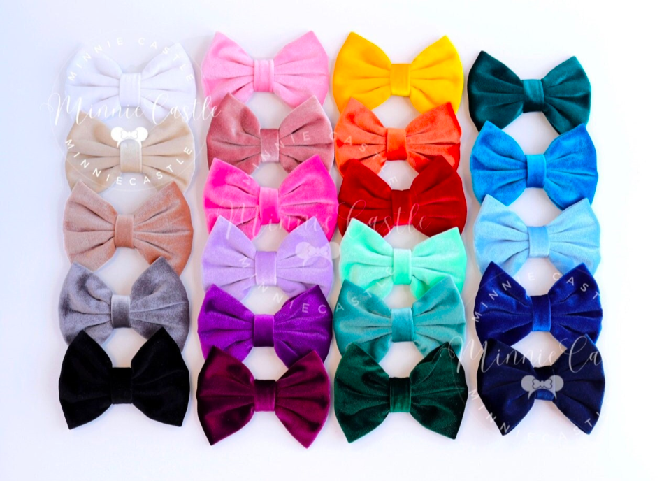 Hair clip bows