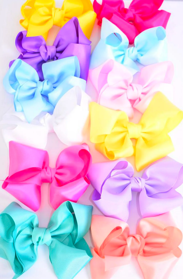 Hair clip bows